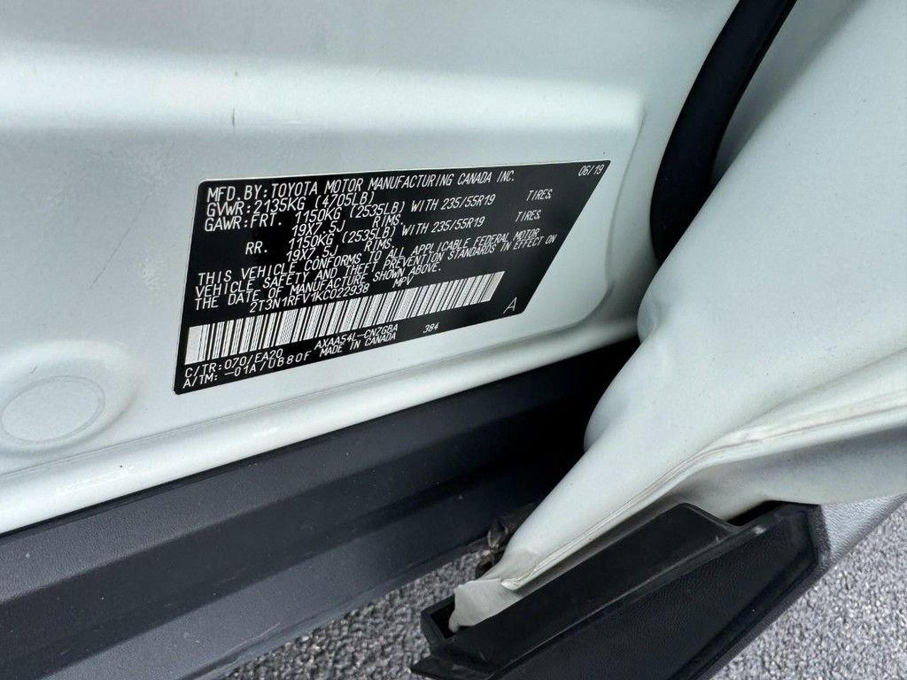 Used 2019 White Toyota Limited image 26