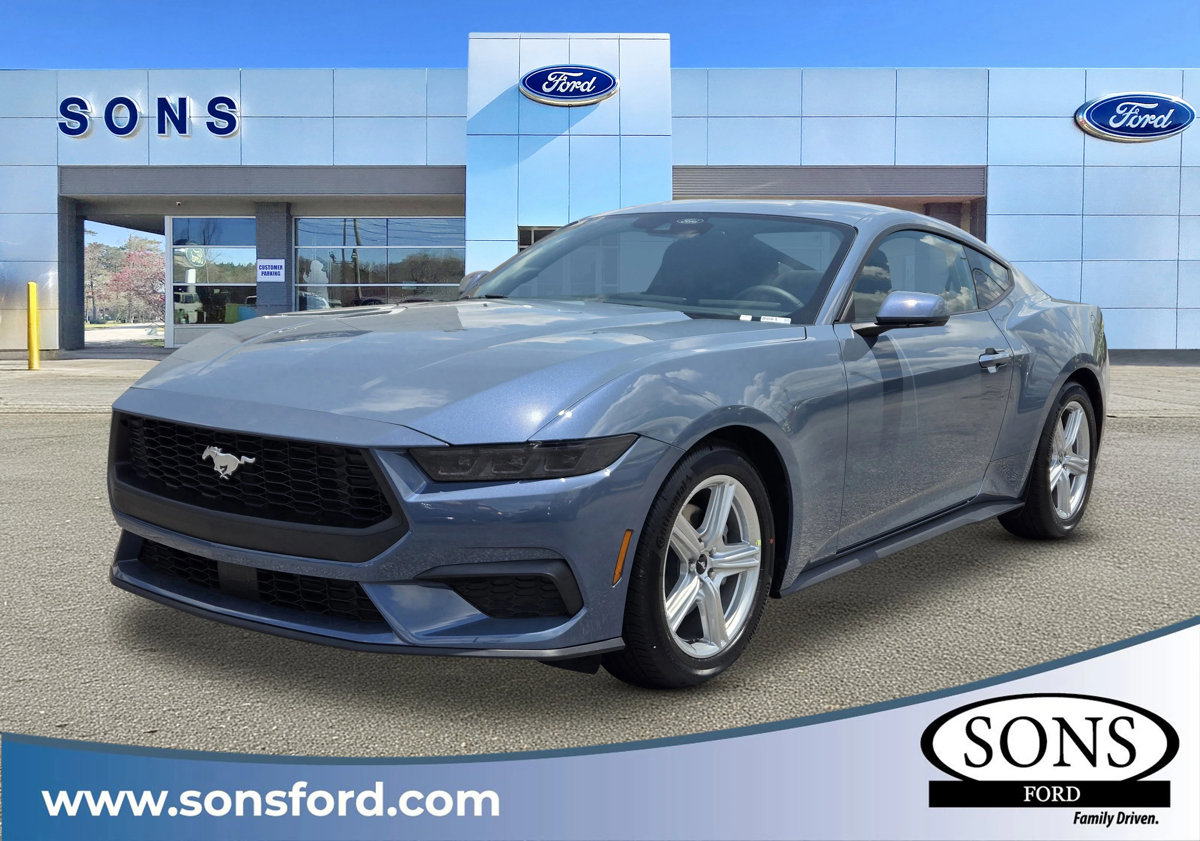 New 2026 VAPOR BLUE METALLIC FORD EcoBoost image 1