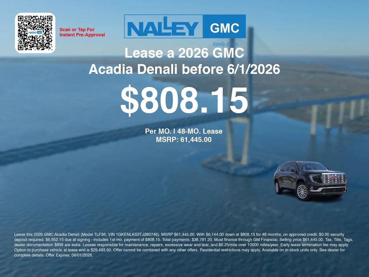 New 2026 Ebony Twilight Metallic GMC Denali image 3