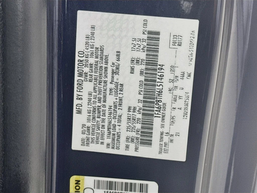 Used 2020 Kona Blue Metallic Ford EcoBoost image 37