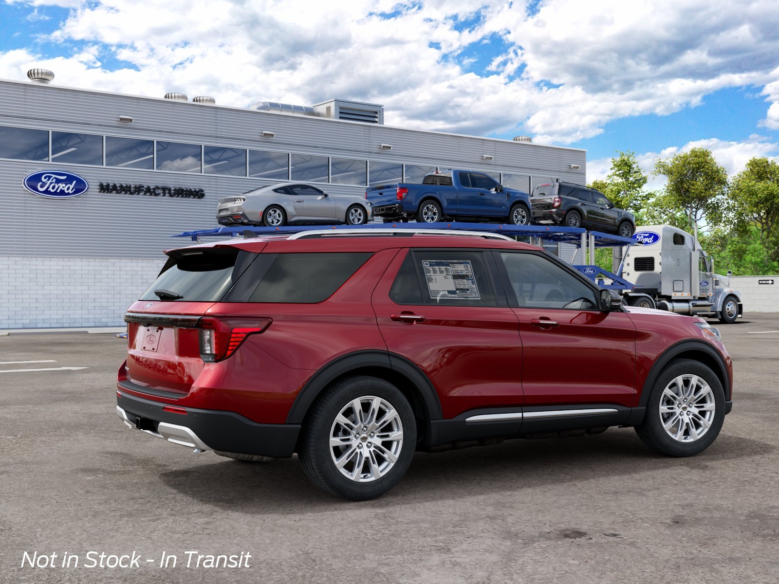 New 2027 Ruby Red Metallic Tinted Clearcoat Ford Platinum™ image 6