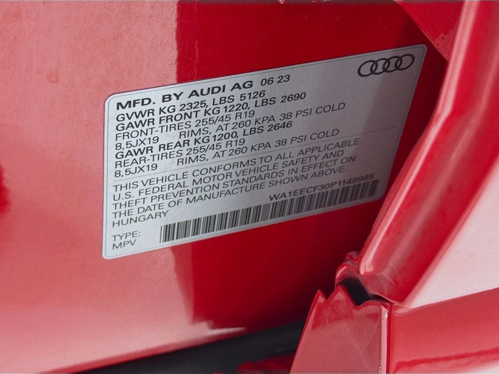 Used 2023 Tango Red Metallic Audi S line Premium Plus 45 TFSI quattro image 33