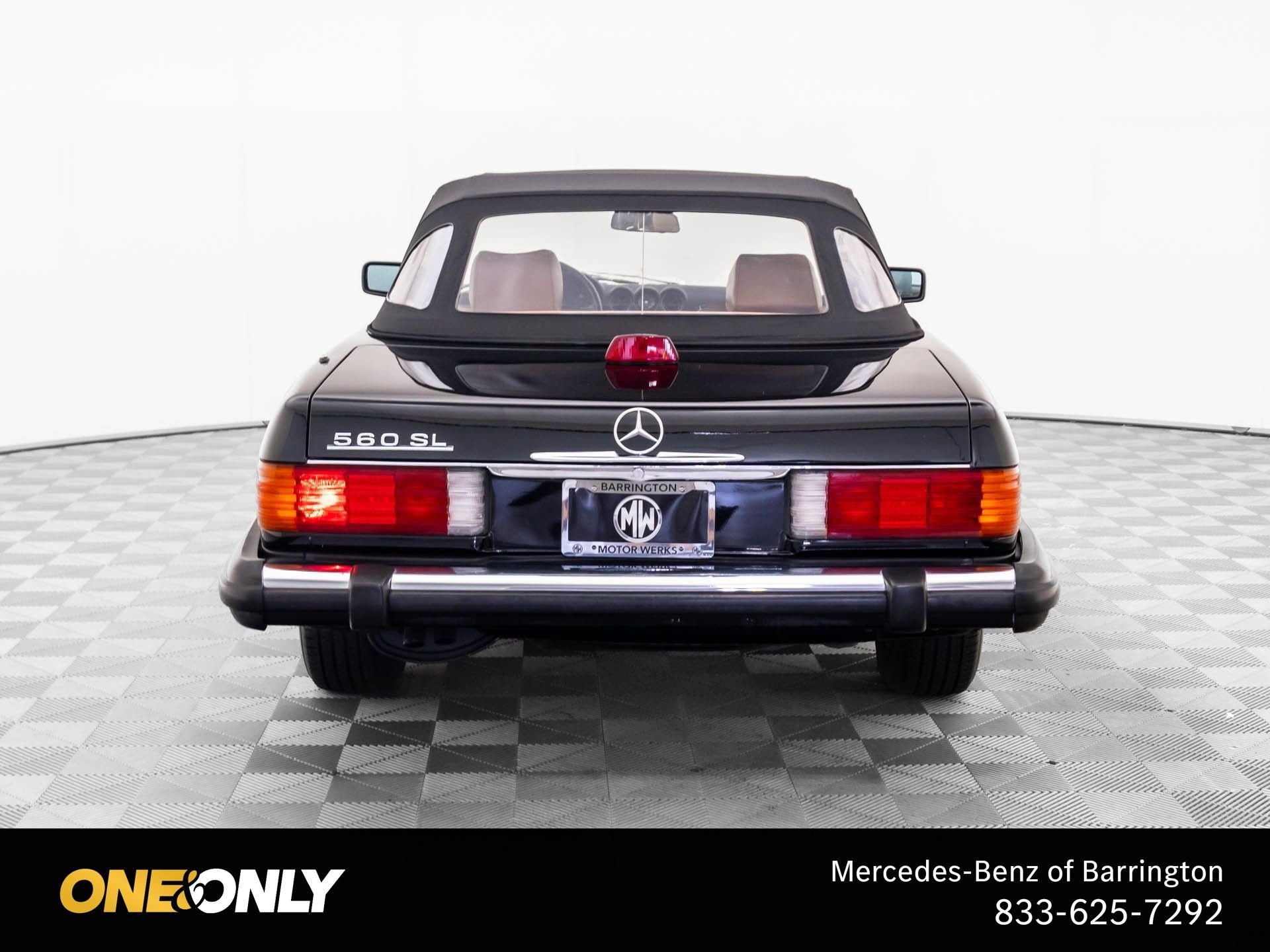 Used 1987 Black Mercedes-Benz 560 SL image 4