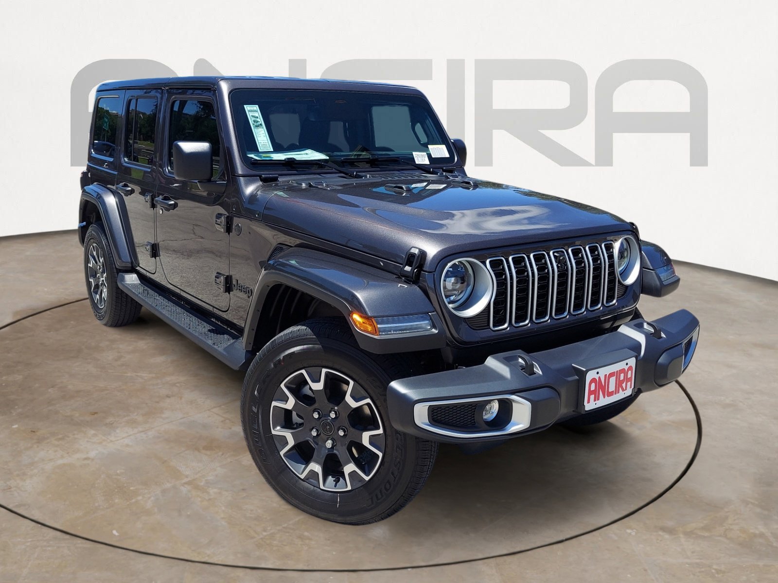 New 2026 Granite Crystal Metallic Clearcoat Jeep Sahara image 4