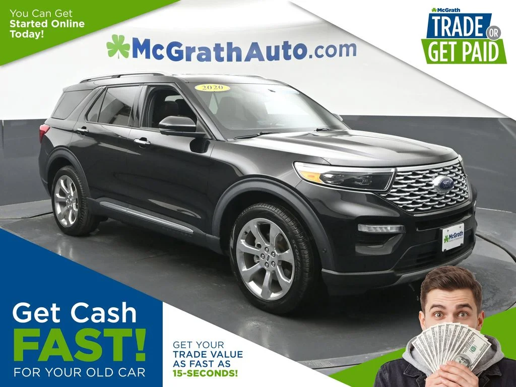 Certified Used 2020 Black Ford Platinum image 1