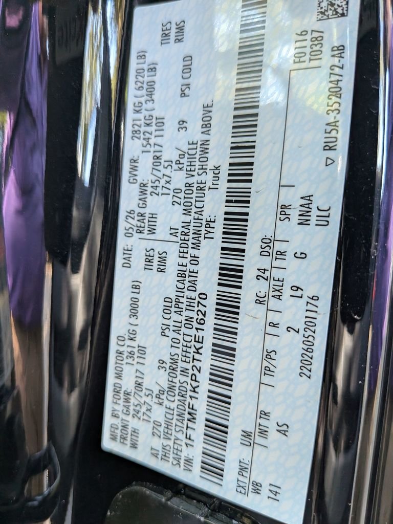 New 2026 Agate Black Metallic Ford XL image 25