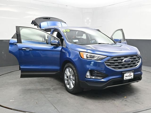 Used 2020 Blue Ford Titanium image 41