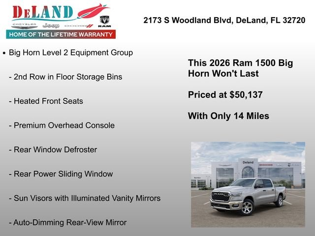 New 2026 Silver Zynith Exterior Paint RAM Big Horn/Lone Star image 6