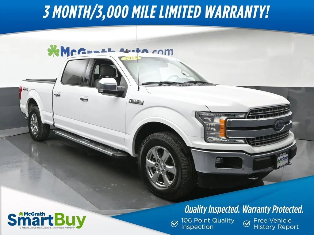 Used 2019 White Ford Lariat image 1
