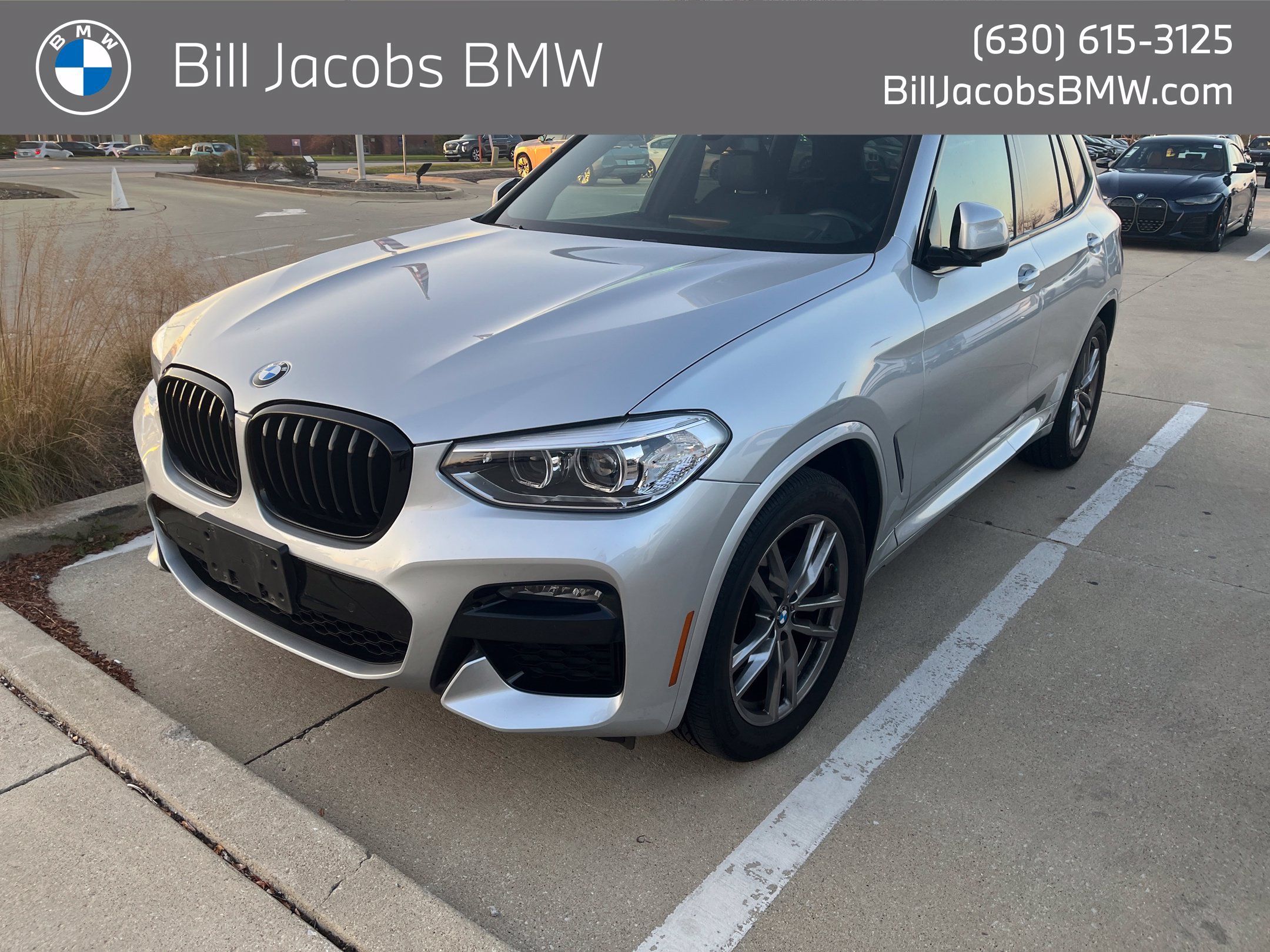 Used 2021 Glacier Silver Metallic BMW xDrive30i image 1