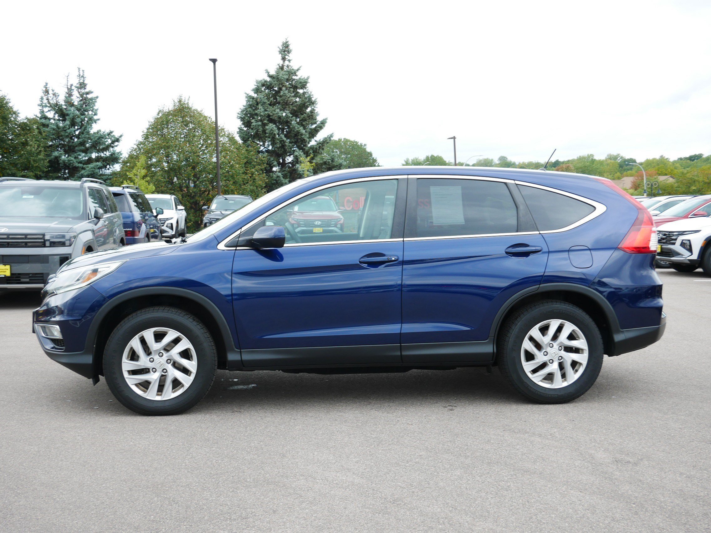 Used 2015 Blue Honda EX image 4