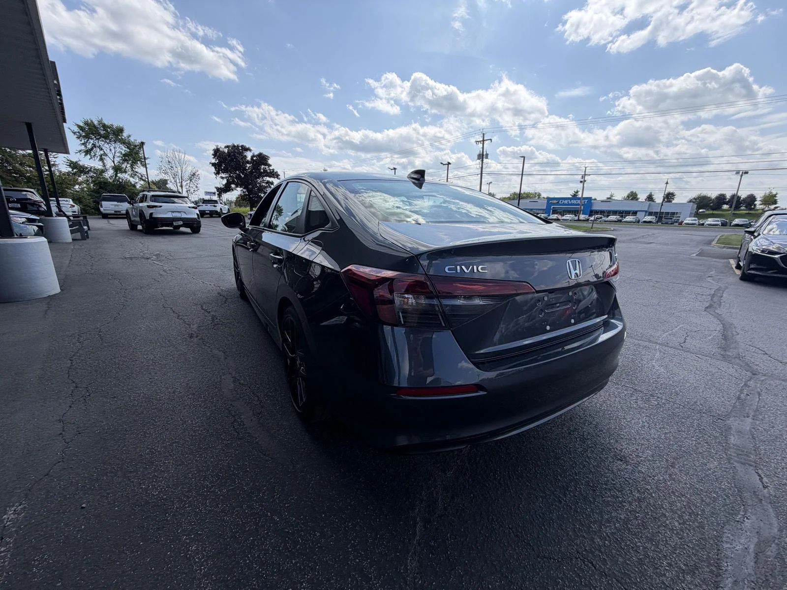 Used 2025 Meteorite Gray Metallic Honda Sport image 6
