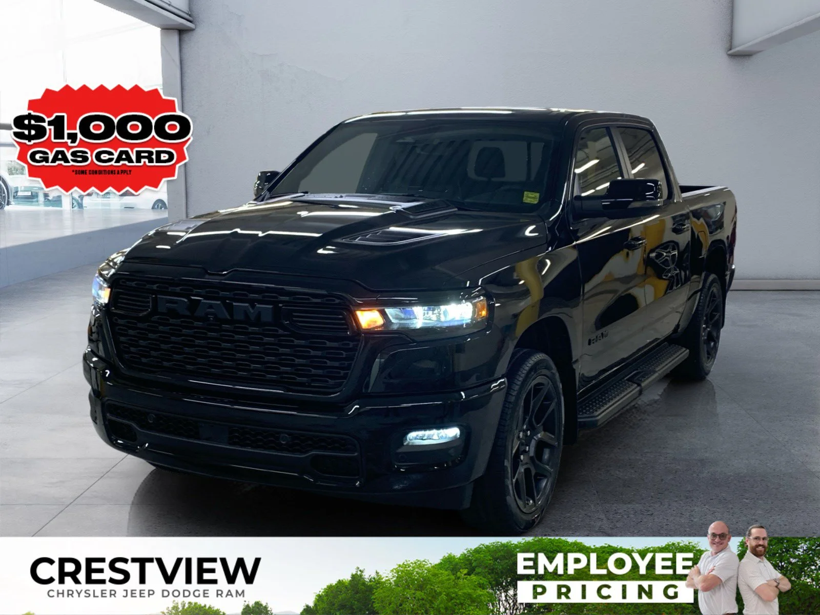 New 2026 Diamond Black Crystal Pearl Ram Sport image 1