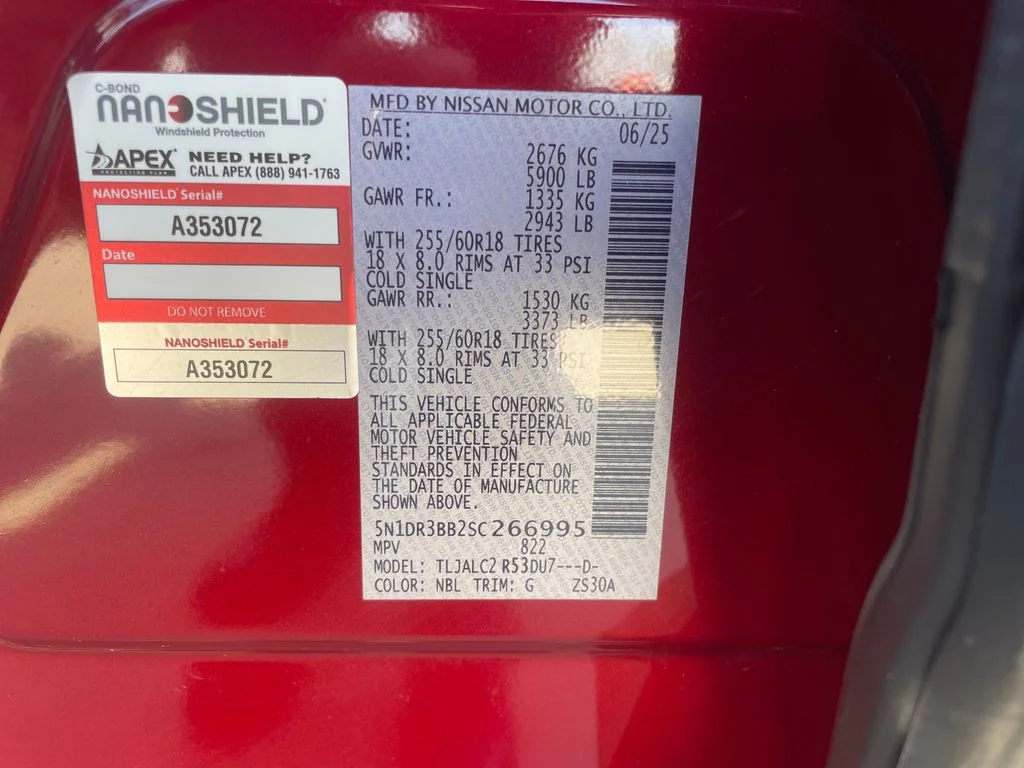 Used 2025 Red Nissan SV image 30