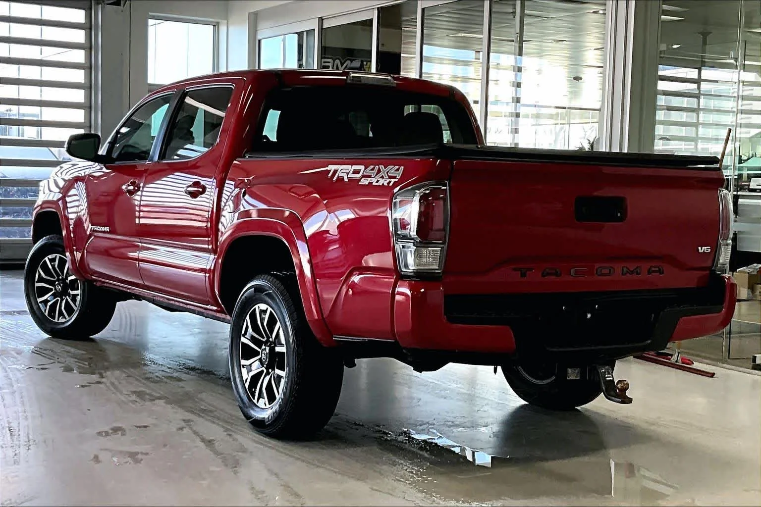 Used 2020 Barcelona Red Metallic Toyota TRD Sport image 4