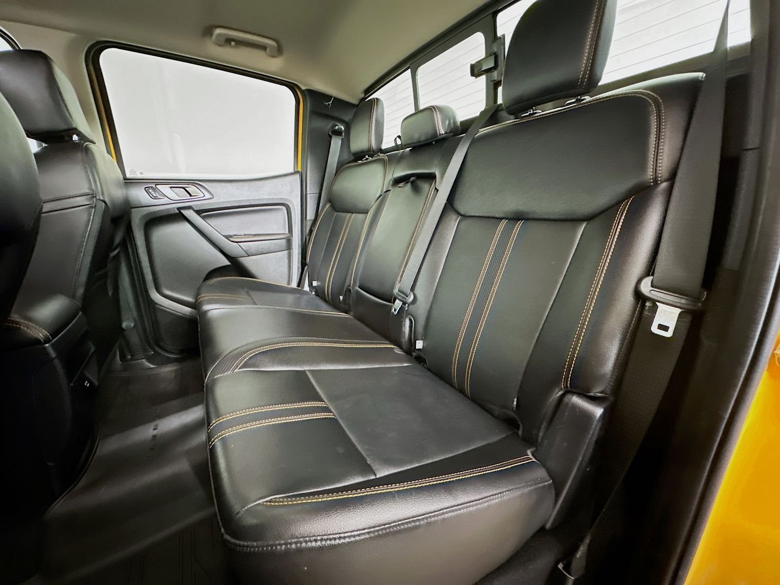 Used 2022 Cyber Orange Metallic Tricoat Ford Lariat image 23