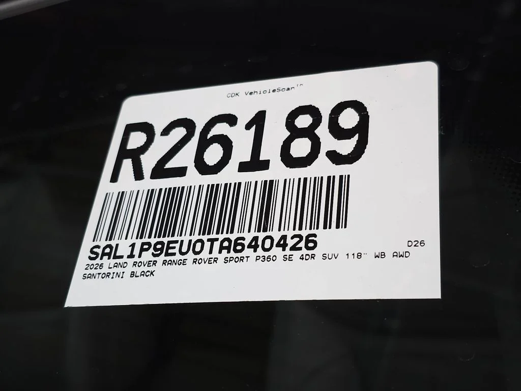 New 2026 Santorini Black Land Rover SE image 35
