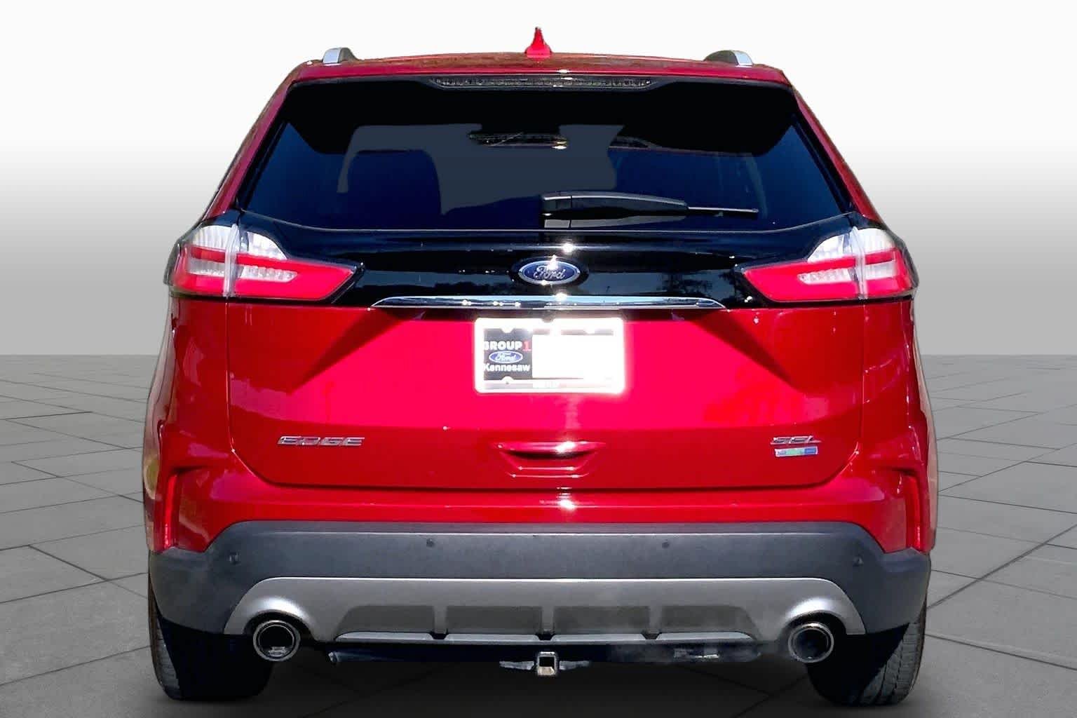 Used 2020 Rapid Red Metallic Tinted Clearcoat Ford SEL image 5