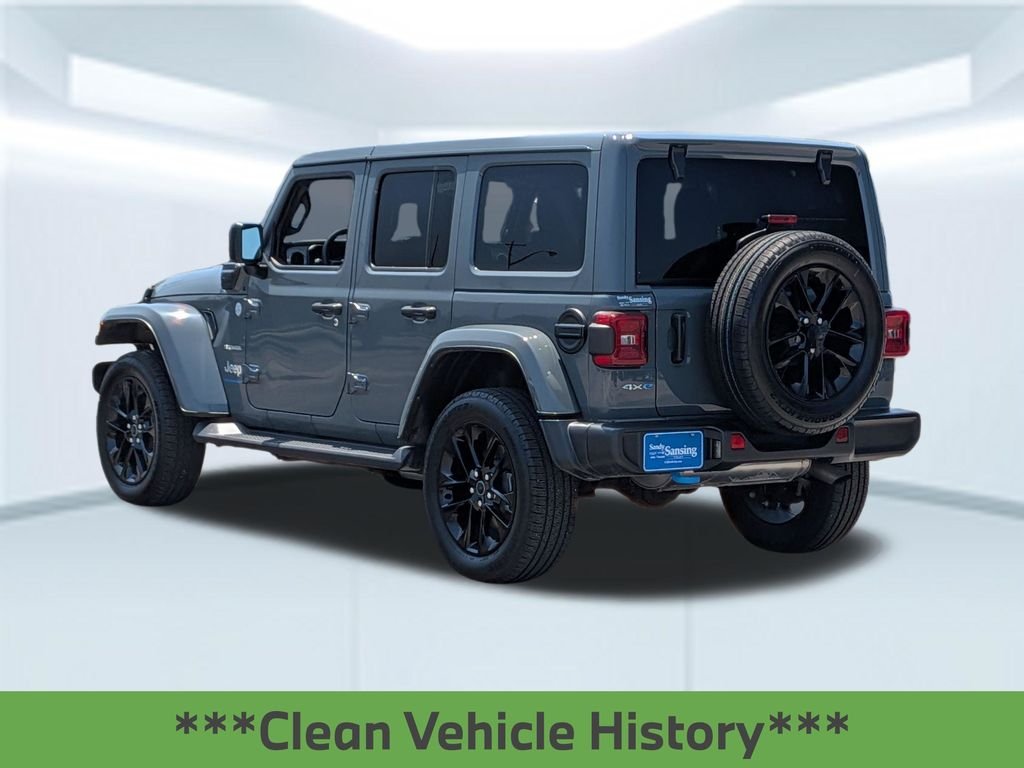 Used 2024 Gray Jeep Sahara 4xe image 4