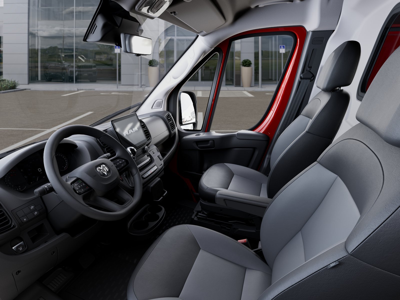 New 2026 Flame Red Clear-Coat Exterior Paint Ram Low Roof image 48