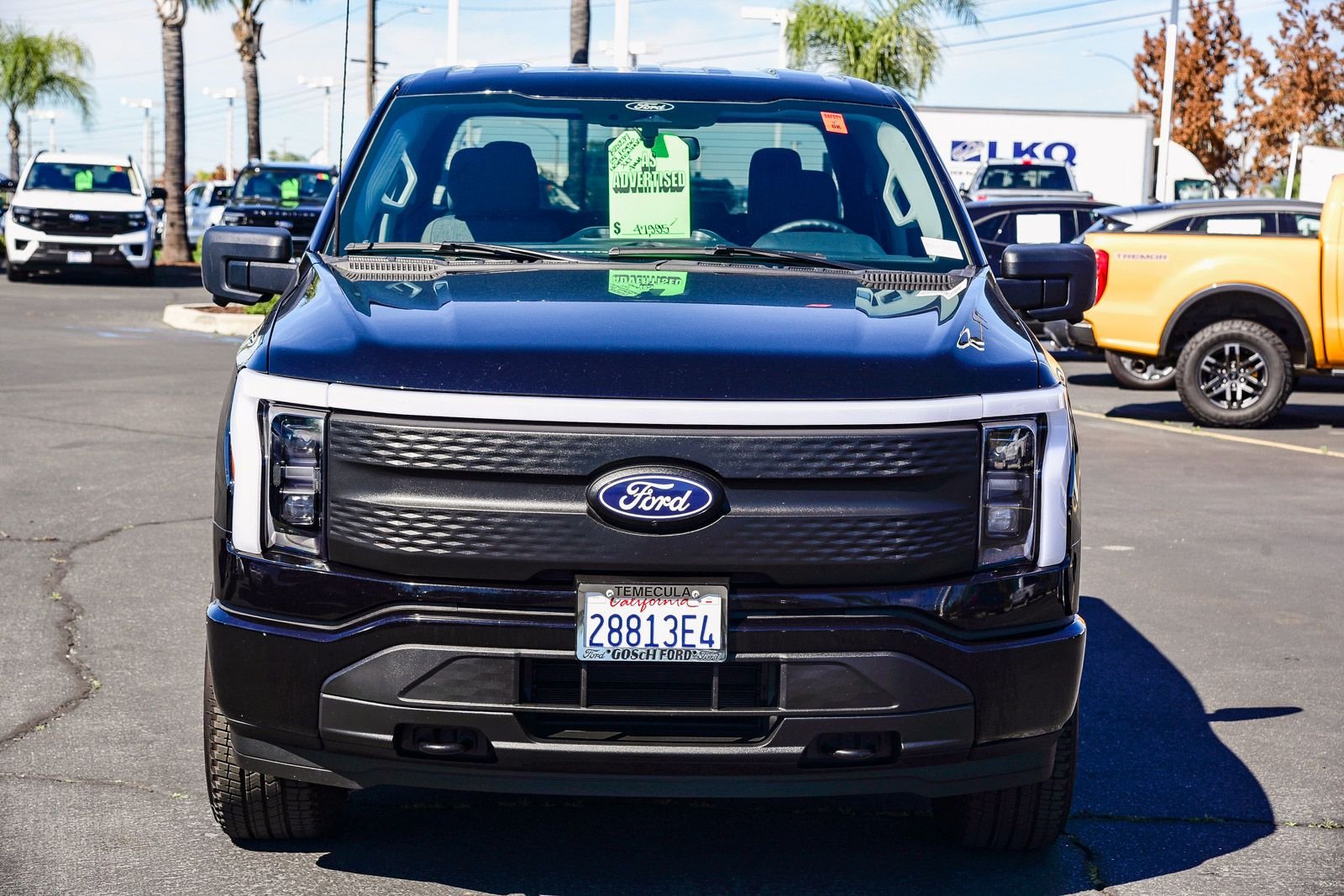 Used 2025 Ford F-150 Lightning XLT with VIN 1FTVW3LK0SWG06806 for sale in Temecula, CA