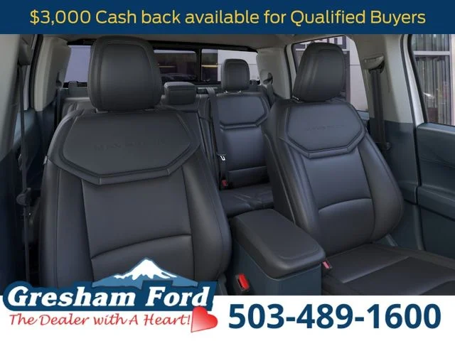 New 2025 Space White Metallic Ford Lariat image 11