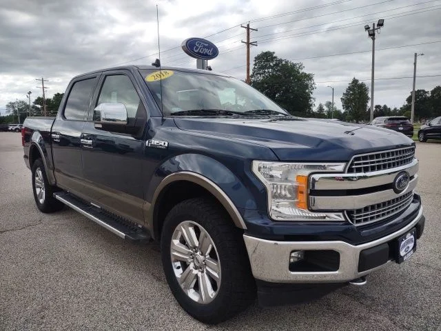 Used 2018 Blue Jeans Metallic Ford Lariat image 8