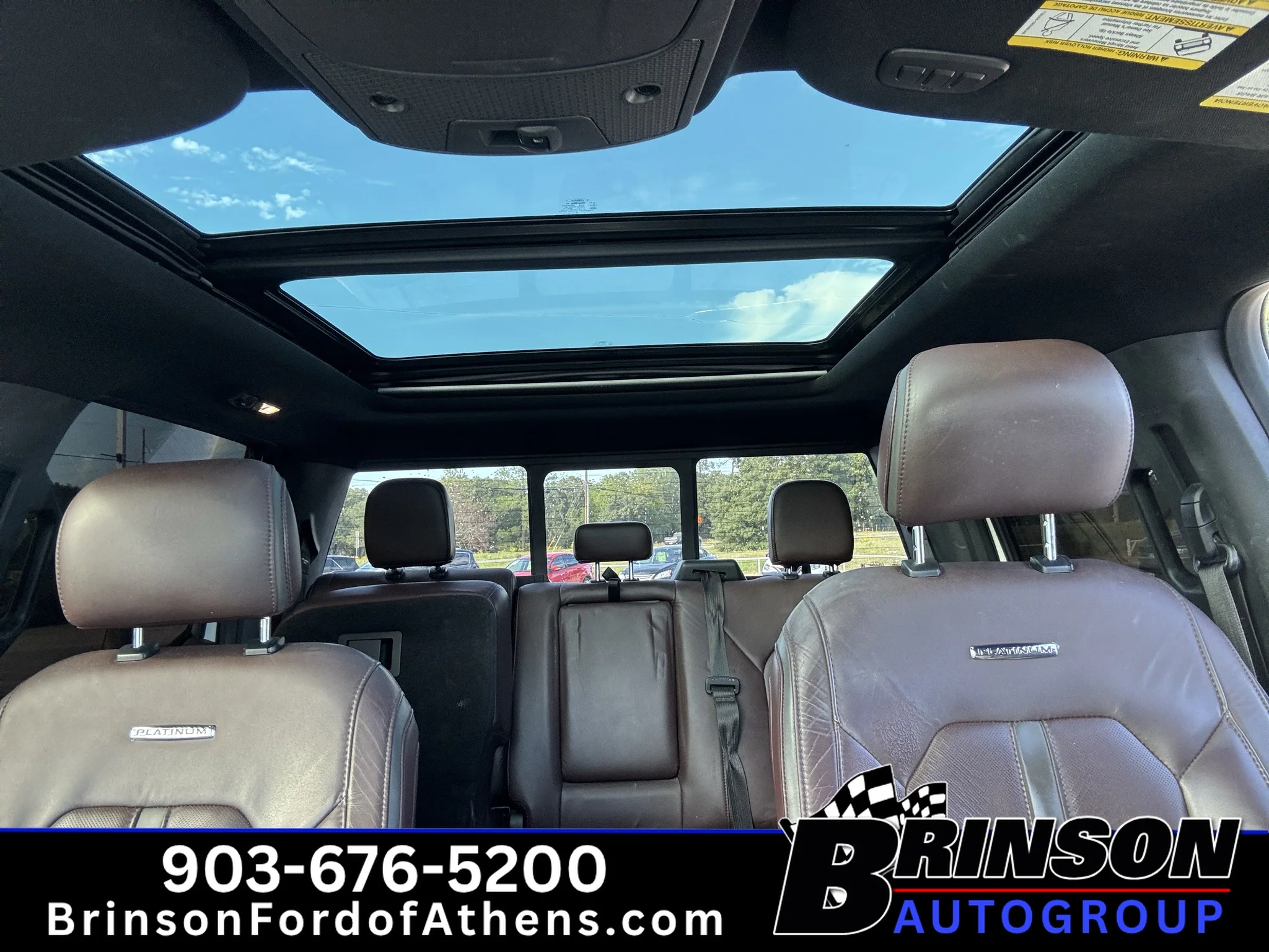 Used 2015 White Platinum Tri-Coat Metallic Ford Platinum image 19