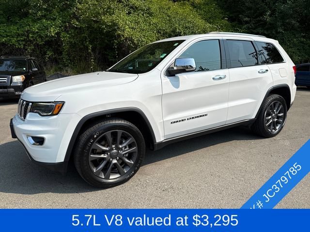 Used 2018 Bright White Clearcoat Jeep Limited image 3