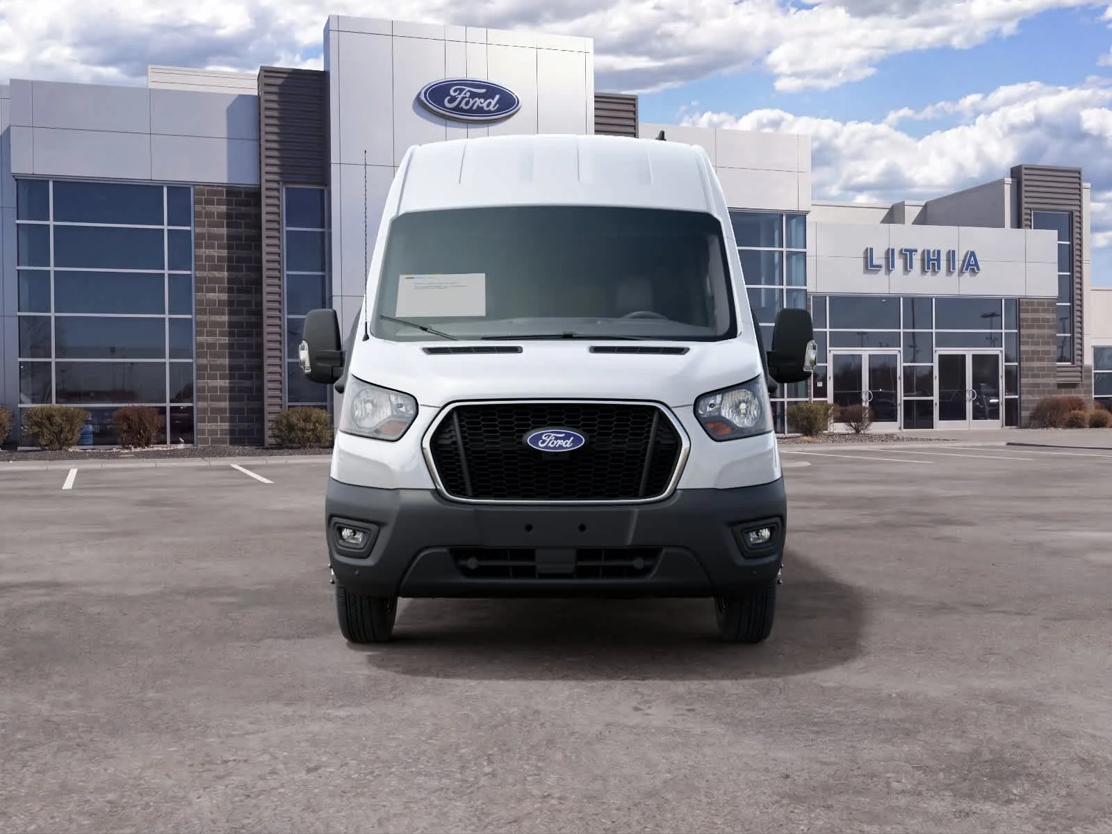 New 2027 Oxford White Ford Cargo Van image 3