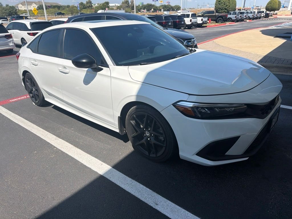 Used 2022 Platinum White Pearl Honda Si image 3