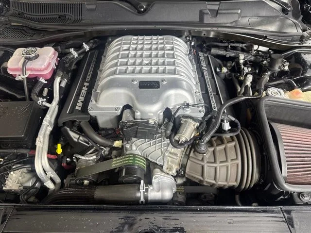Certified Used 2019 Pitch Black Clearcoat Dodge SRT Hellcat Redeye Widebody image 9