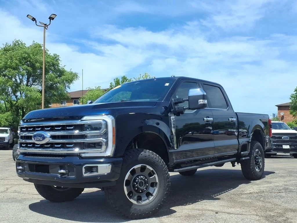 Certified Used 2023 Blue Metallic Ford Platinum image 3