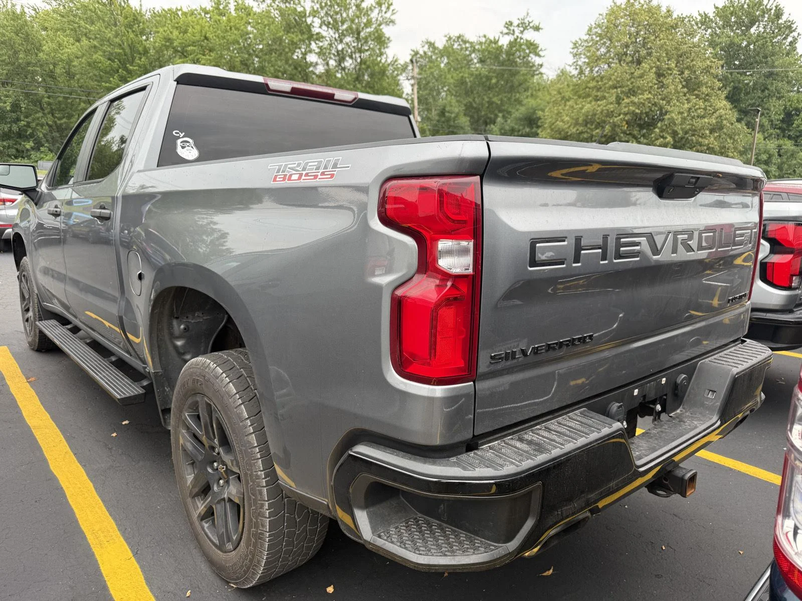 Used 2021 SATIN STEEL METALLIC Chevrolet Custom Trail Boss image 5