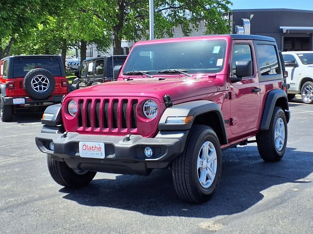 Used 2022 Jeep Wrangler Sport S with VIN 1C4GJXAN6NW110277 for sale in Kansas City
