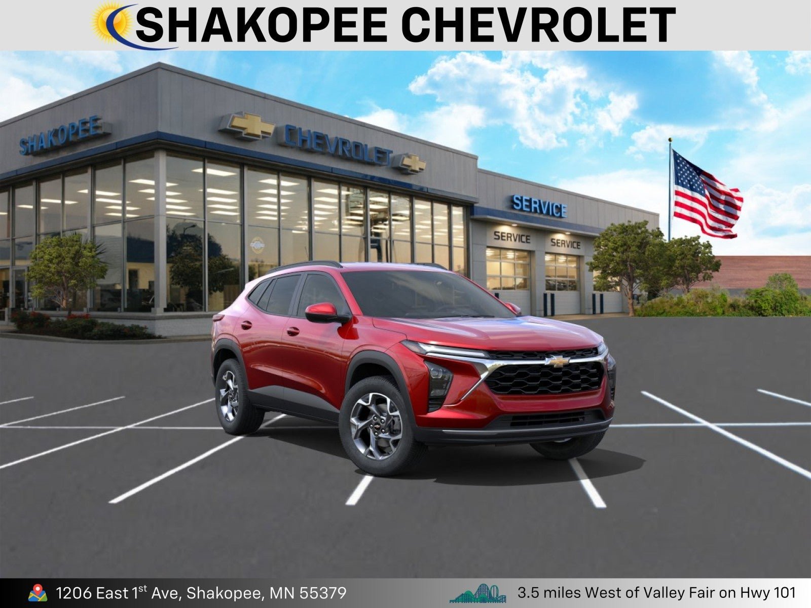 New 2026 Apex Red Chevrolet LT image 32