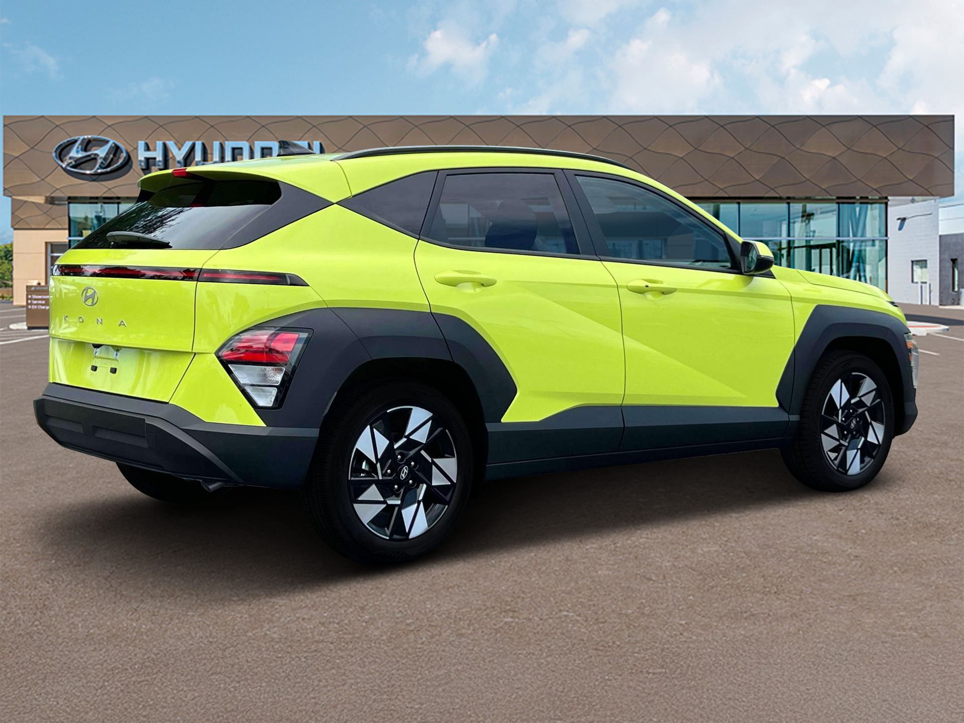 New 2024 Yellow Hyundai SEL FWD image 8
