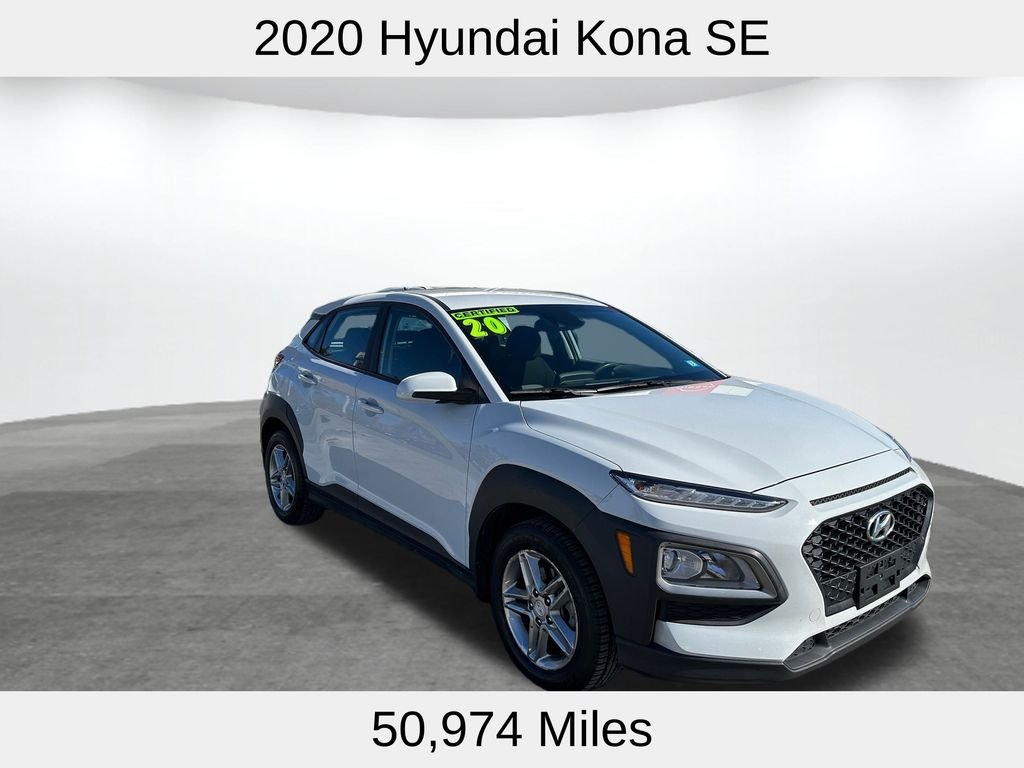 Used 2020 Hyundai Kona SE with VIN KM8K12AA9LU585887 for sale in Somersworth, NH