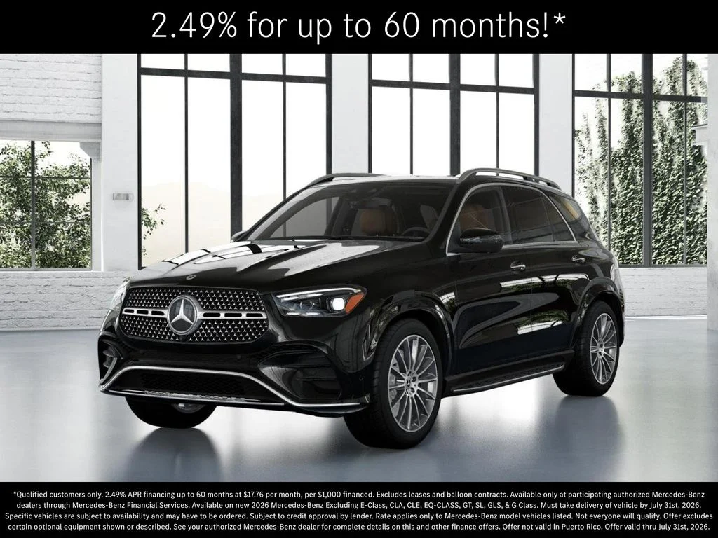 New 2026 Obsidian Black Metallic Mercedes-Benz GLE 580 image 40