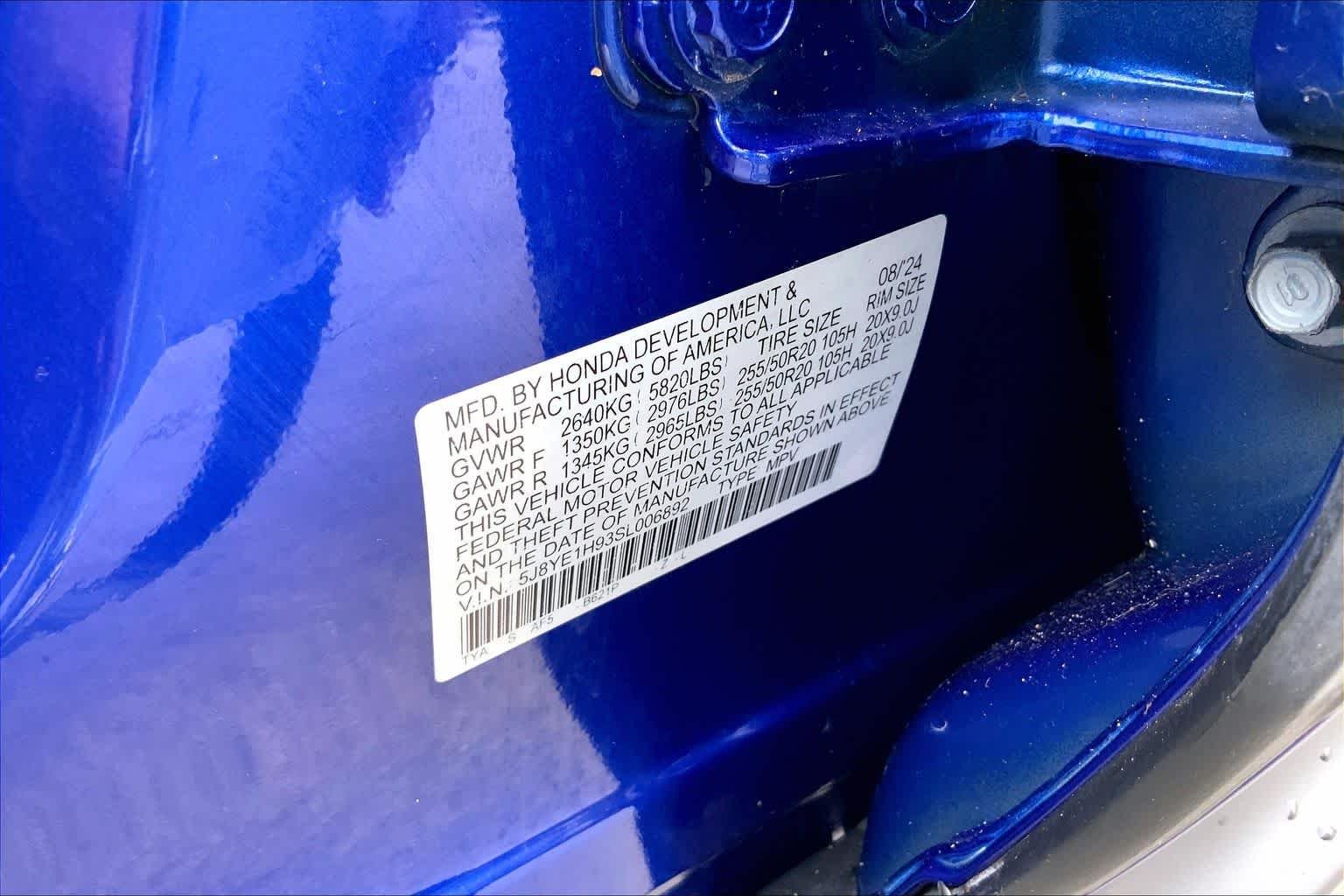 Used 2025 Apex Blue Pearl Acura w/A-Spec Advance Package image 34