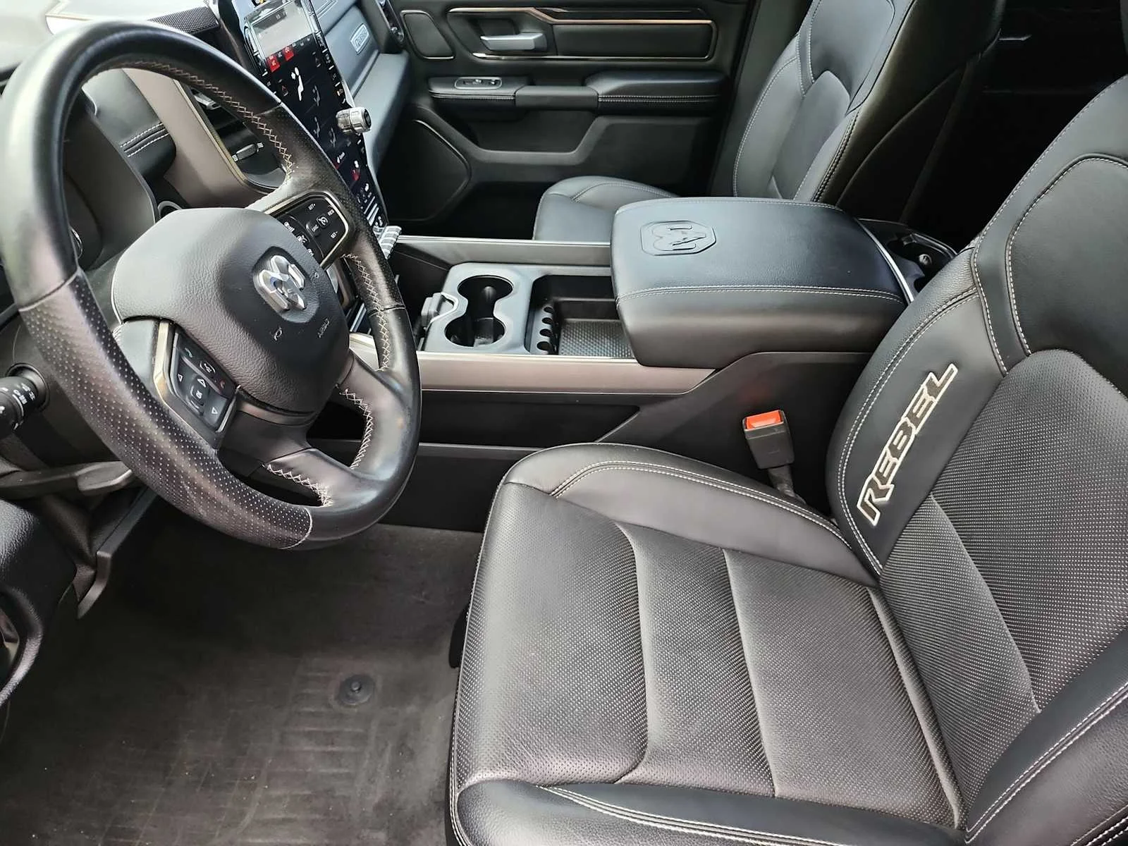 Used 2021 Granite Crystal Metallic Clearcoat Ram Rebel image 15