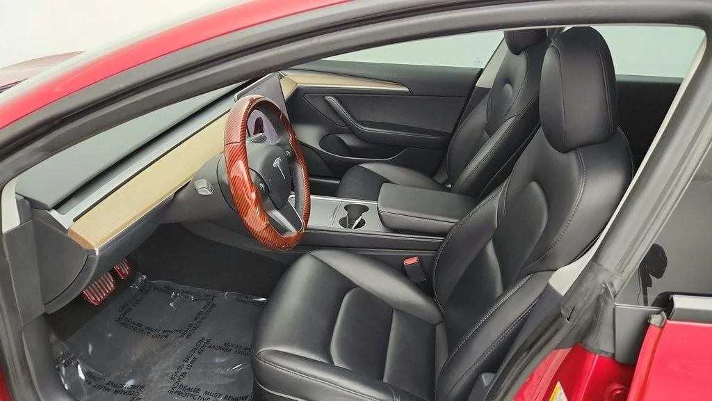 Used 2023 Red Multi-Coat Tesla RWD w/ 19
