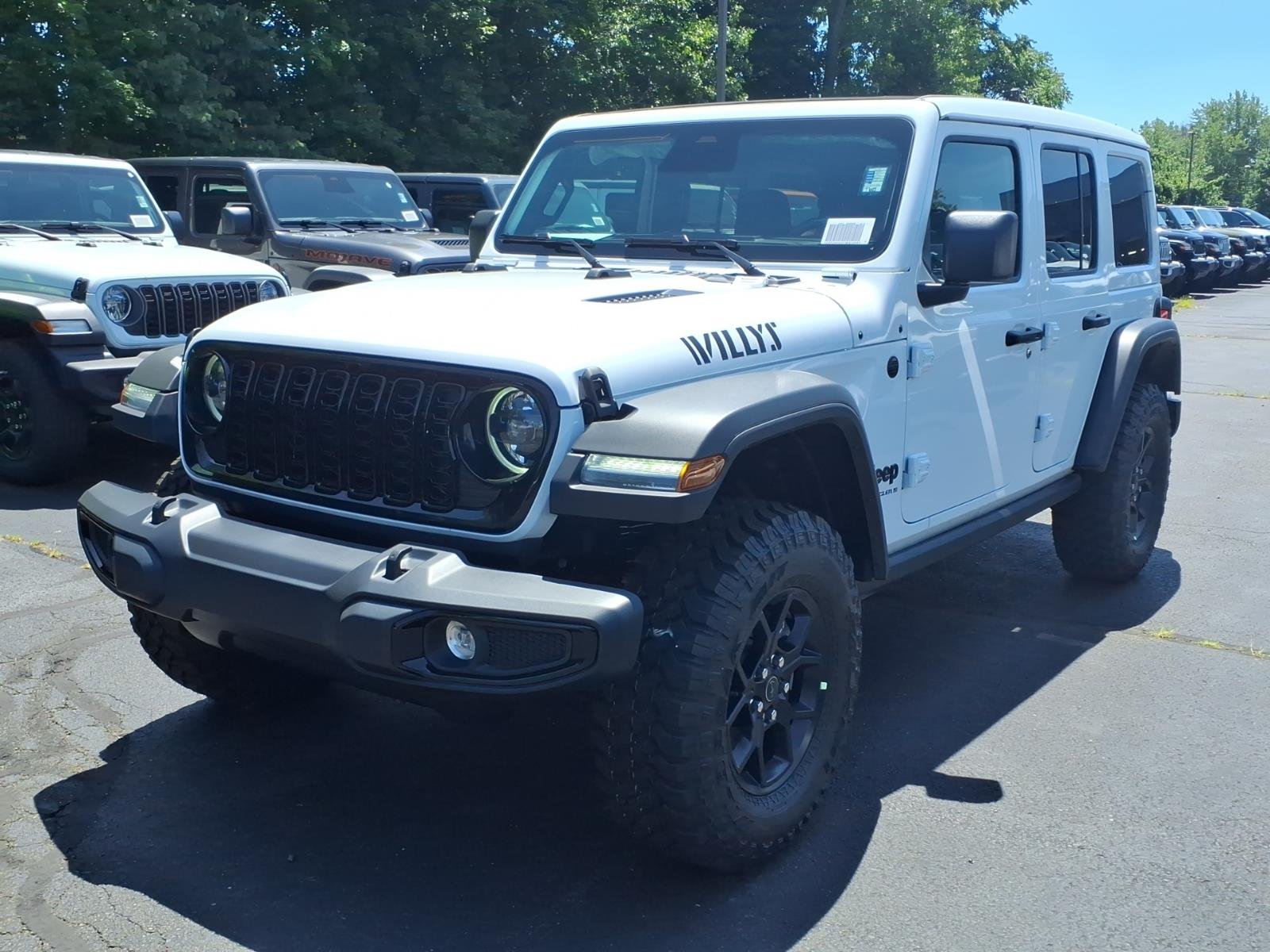 New 2026 Bright White Clear-Coat Exterior Paint Jeep Willys image 2