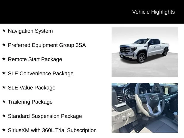 New 2026 Summit White GMC SLE image 8