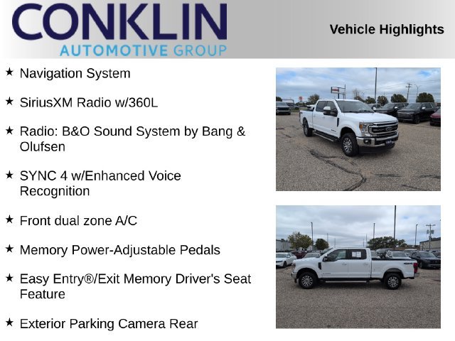 Used 2022 White Ford Lariat image 2