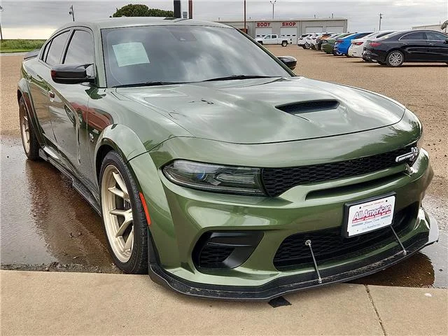 Used 2023 F8 Green Dodge Scat Pack Rear-Wheel Drive image 3