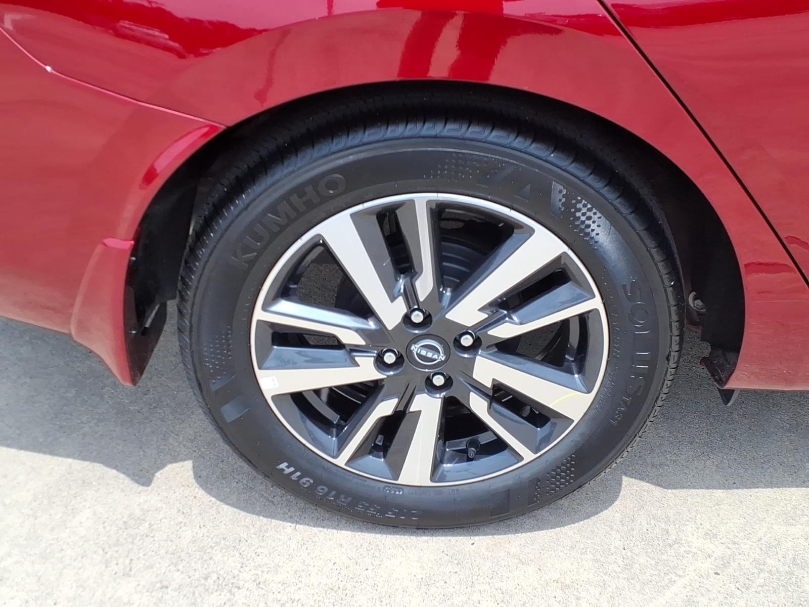 2025 Nissan Versa SV Red at Robbins Nissan
