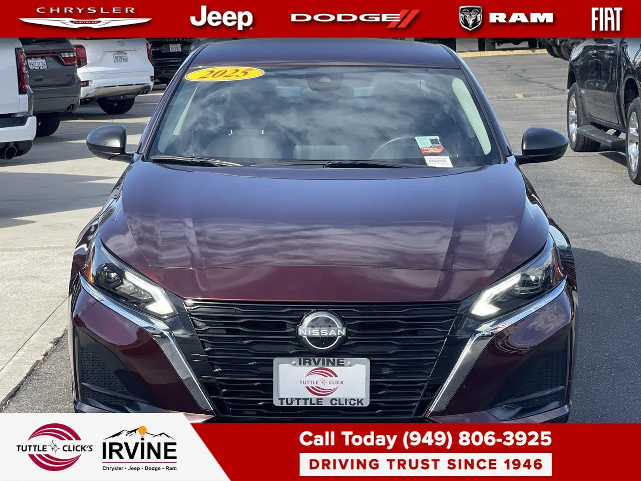 Used 2025 Garnet Pearl Metallic Nissan SV image 11