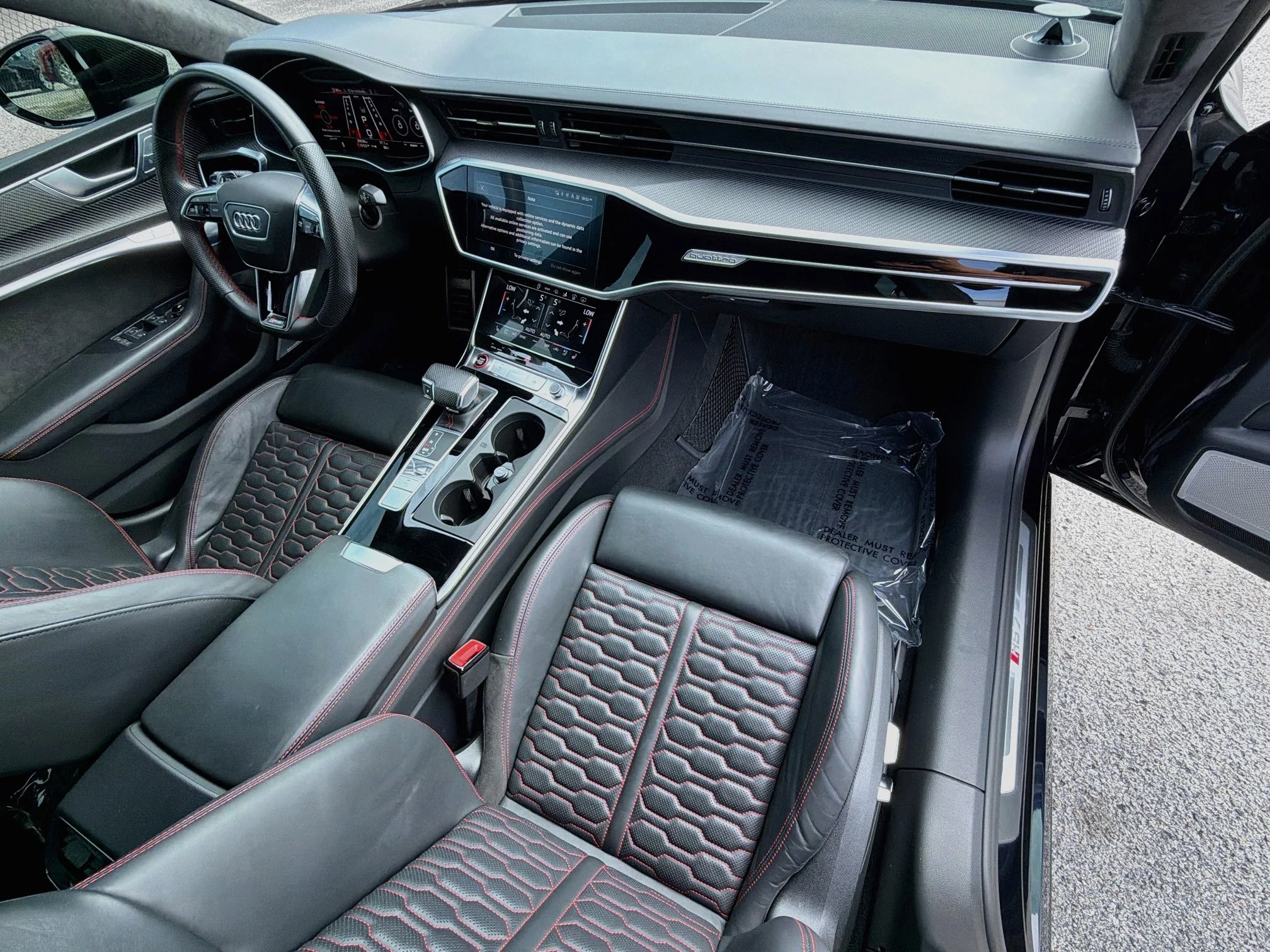 Used 2021 Black Crystal Audi 4.0T image 14