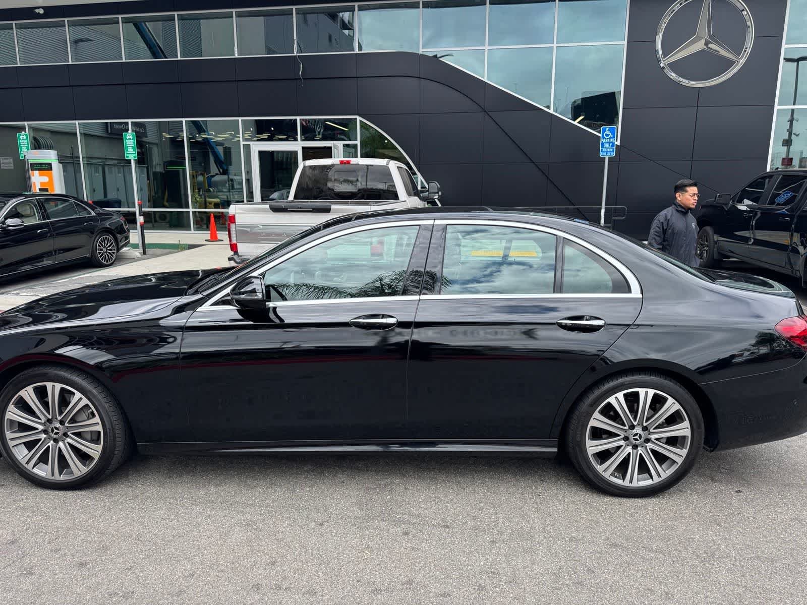 Certified Used 2022 Black Mercedes-Benz E 350 image 2